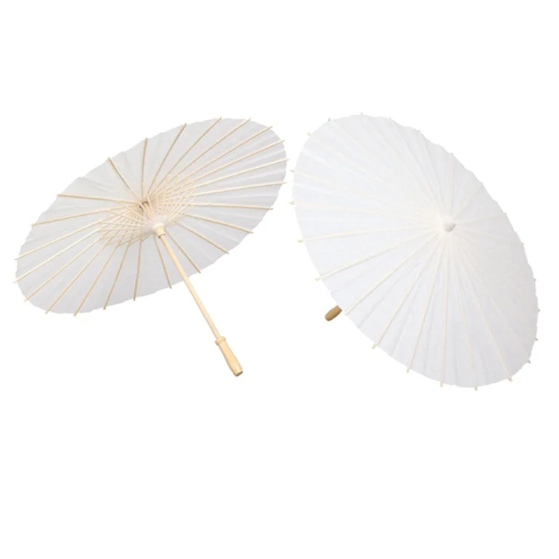

SS-32PCS Paper Parasol Wedding Umbrella Party Favor 40Cm Bamboo Umbrellas For Bridal Shower Centerpieces Photo Props