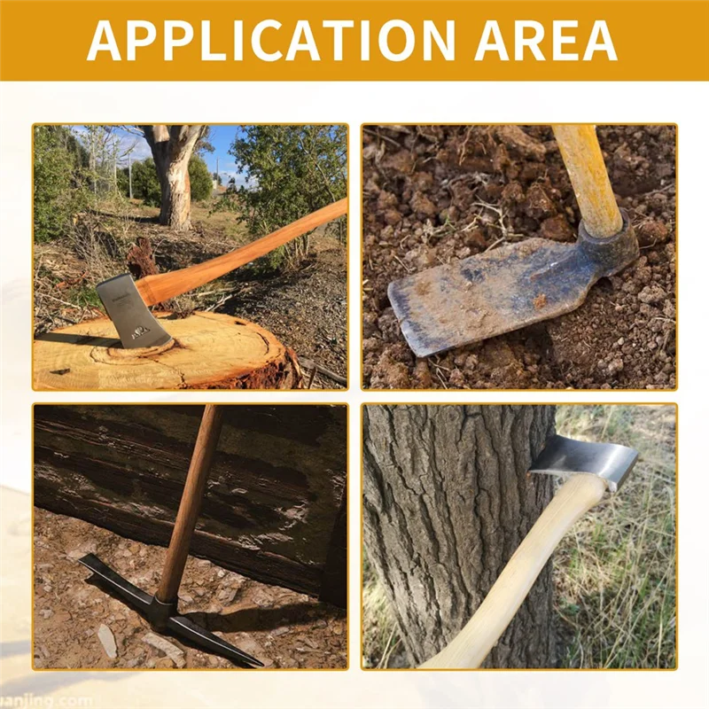 【Hot Selling】35 Pieces Safe Round Handle Wedges, Conical Mauls Handle Wedge Kit For Sledge Handle