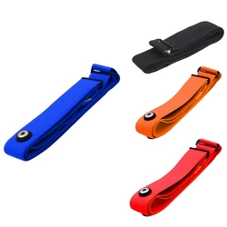 Cinturón de ritmo cardíaco, correa de pecho, banda elástica suave para Coospo Polar Wahoo Garmin, montaje azul