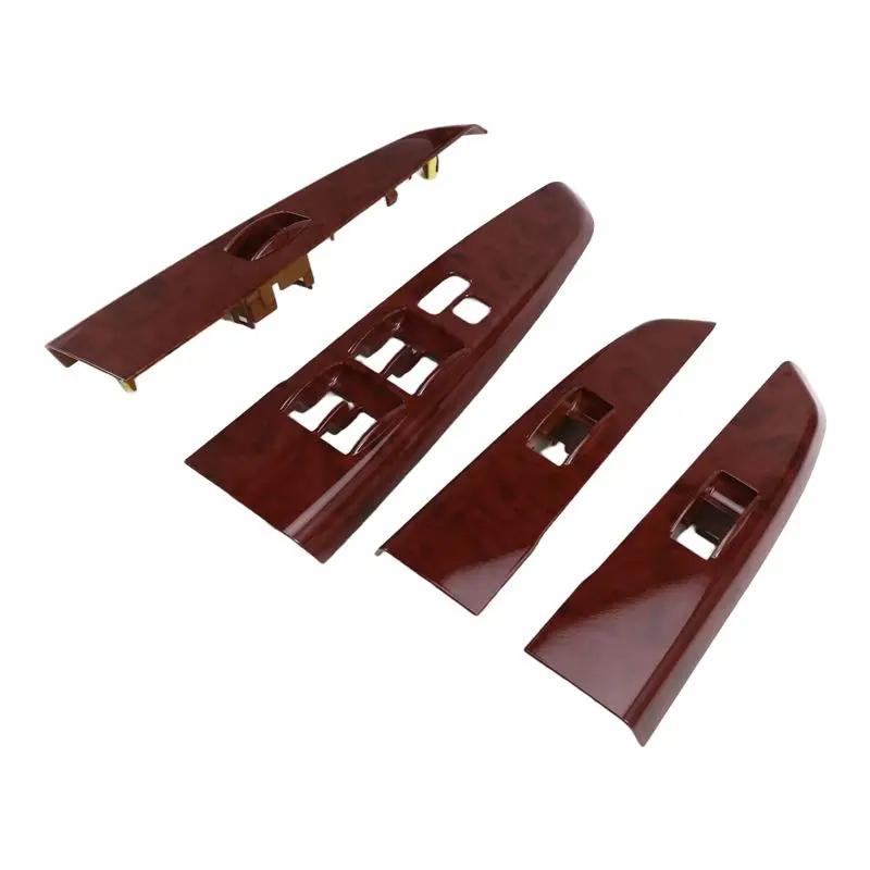

A95E-4PCS Front+Rear Door Armrest Trim Panel Window Switch Bezel For Toyota Hilux 05-14 4271-0K010 74272-0K010 74231-0K020