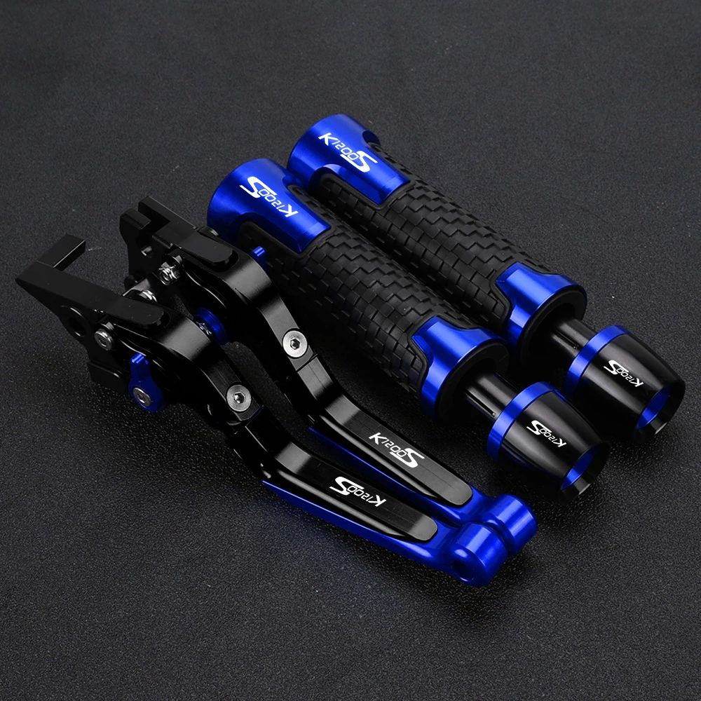 FOR BMW K1200S K 1200S K 1200 S K1200 S 2004-2008 Motorcycle Aluminum Adjustable Brake Clutch Levers Handlebar Hand Grips Ends