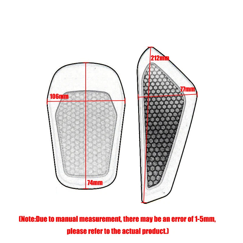 Side Fuel Tank Pad Anti-Skid Protective Sticker Protector For Honda CMX1100 CM1100 REBEL1100 CMX CM REBEL 1100 2021 2022 2023