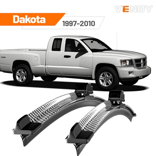 Para Dodge Dakota 1997-2010 1998 2000 2002 2003 2004 2005 2006 2007 2008 2009 2 uds limpiaparabrisas delantero limpiaparabrisas