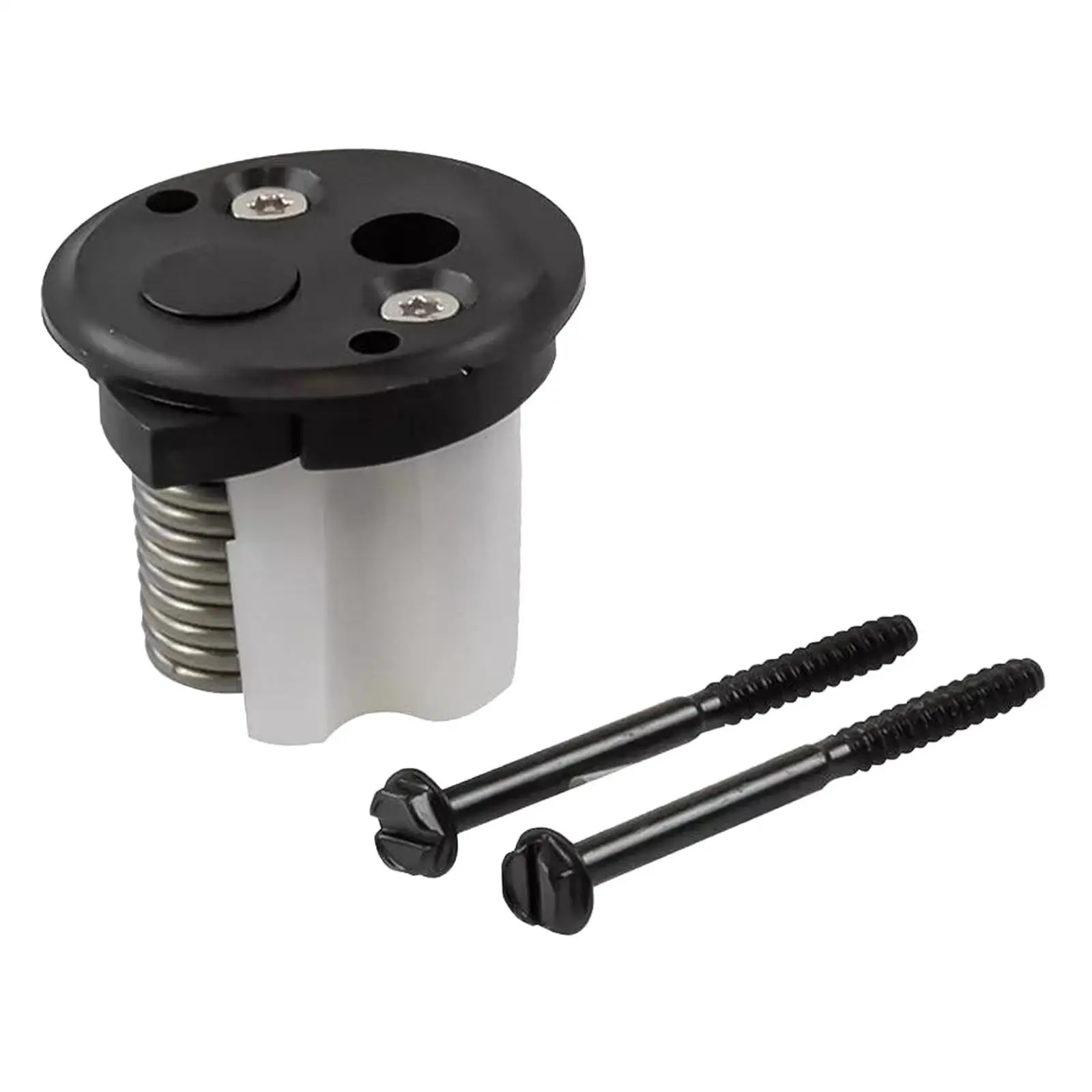 

Toilet Spring Cartridge Kit Plastic Black White Easy Clean 385310683 for Dometic 110 210 Series RV Bathroom Repairs