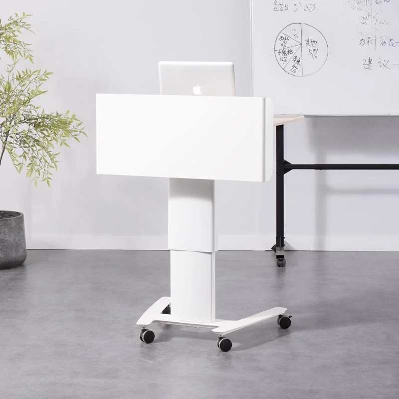 Lifting Lecture Desk Modern Simple Classroom Meeting Room Welcome Reception Guest Speech Chair Lecture Desk