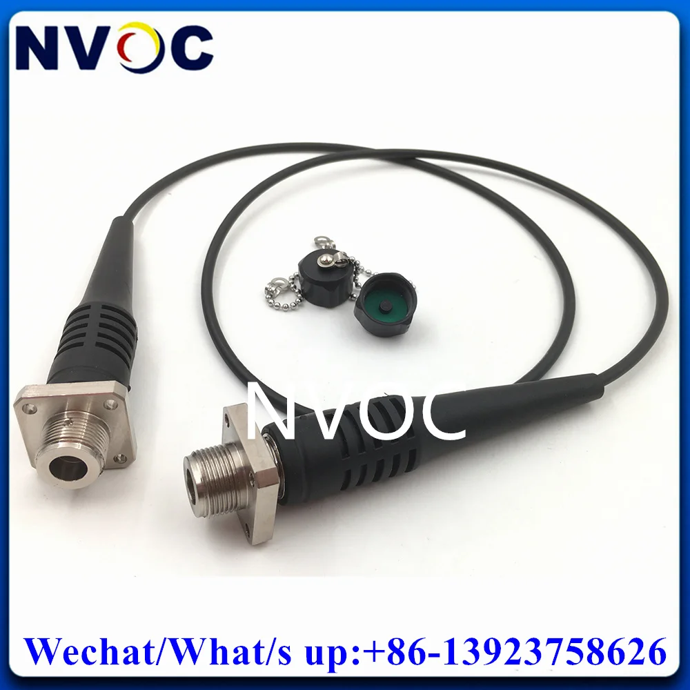 Imagem -05 - Impermeável Blindado Fibra Óptica Patch Cord Conector Sm4 Fibras G657a Round Odc-s Praça Plug 4c Odc m 5m Pcs