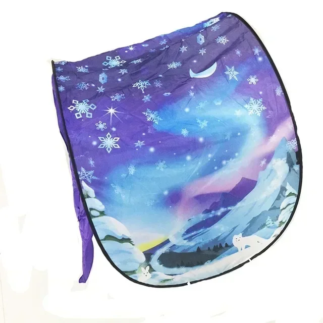 

Children's Starry Bed Folding Light-blocking Tent Bed Mosquito Net Indoor Bed Canopy Baby Room Decor Type Applicable People