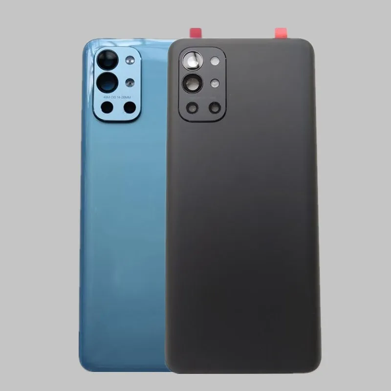 Back Cover for Oneplus 9R 1+ 9R Rear Glass Battery Housing Door Case Panel Repair with Camera Lens