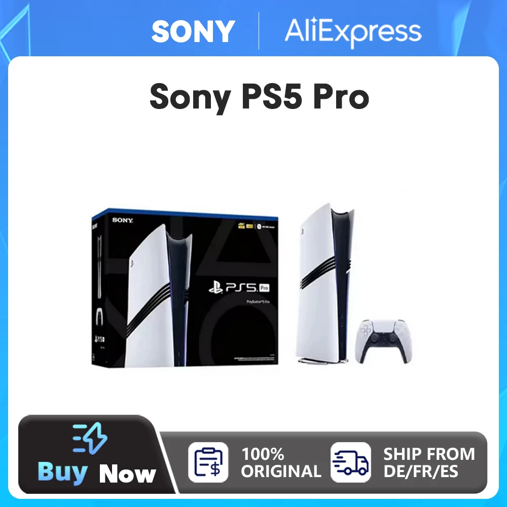 وحدة تحكم Sony PlayStation 5 Pro Sony PS5 Pro المتقدمة لتتبع الأشعة المحسنة وأداء وحدة التحكم SSD فائق السرعة #1