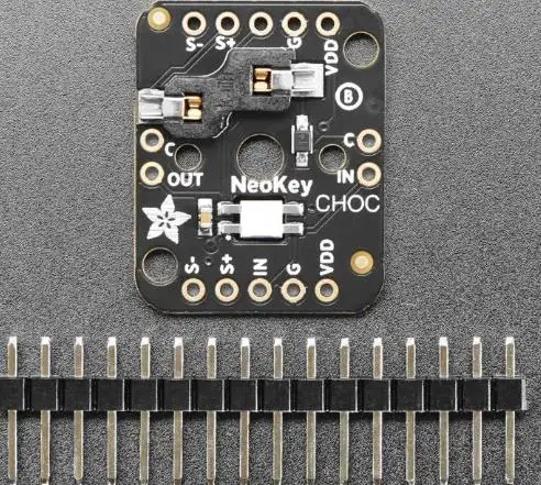 5756 NeoKey Socket Breakout for CHOC Key Switches with NeoPi