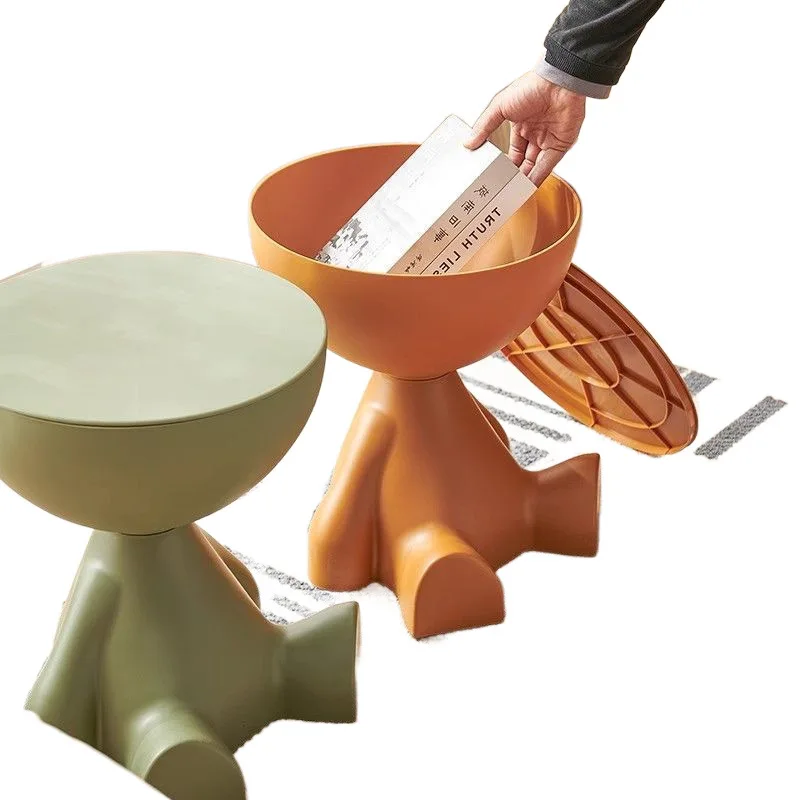 

Simple modern style floor-to-ceiling plastic edge few bedside tables, bedroom bedside storage with drawers for storage