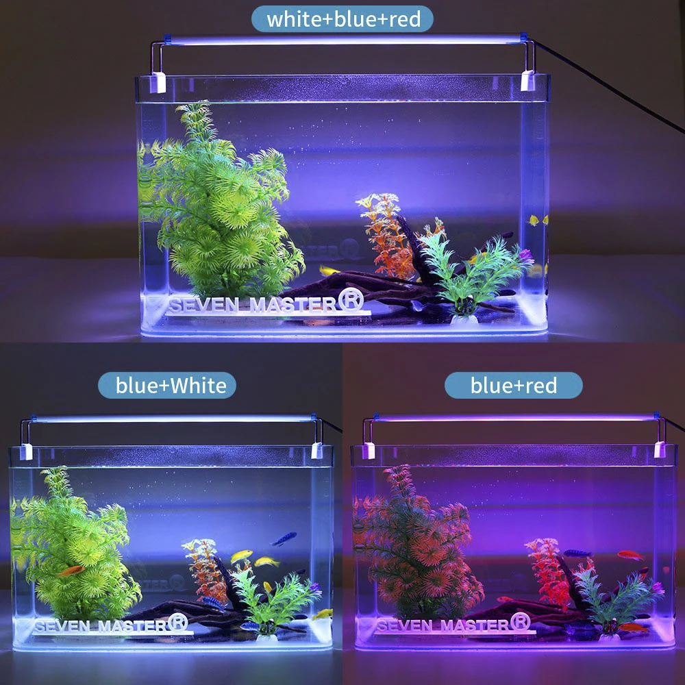 1pc 90-260v lâmpada do tanque  - Aquarium Fish Colorful avaliação e preço