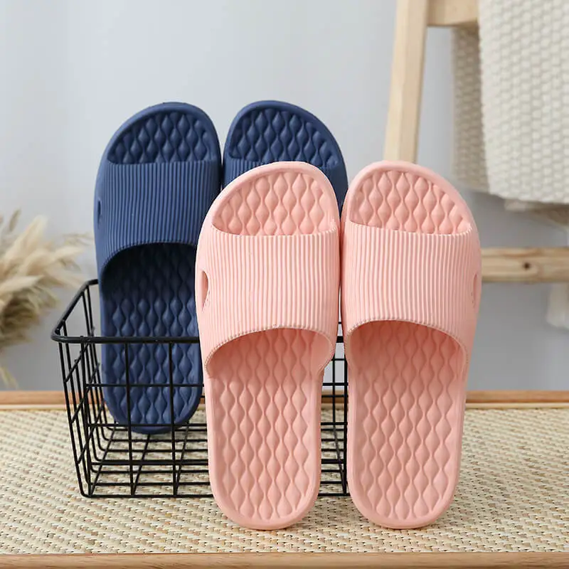 Fashion Concise Couple Non-slip Flat Slides Summer Lithe Sandals For Women Men Slippers Ladies\' Home Shoes Indoor Flip Flops