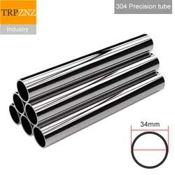 Outer diameter 34mm  inner  32mm  31mm 30mm  304 stainless steel precision tube  tolerance 0.05mm  polished inside outside