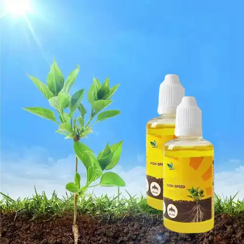 원예 꽃 묘목 이식 다육 영양 식물 영양제 솔루션, 빠른 발근제 성장 자극기, 50ml