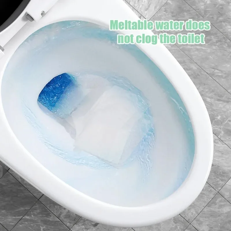 10/100PCS coprisedile per wc monouso portatile tappetino per wc impermeabile copriwater solubile forniture per il bagno da viaggio