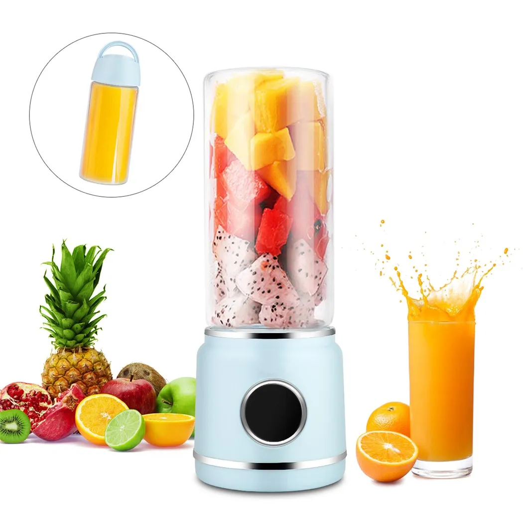 

Electric Fresh Juicer Fruit Mixer 6 Blades Portable Blender Bottle USB Milkshake Orange Juicing Cup Smoothie Maker Machine