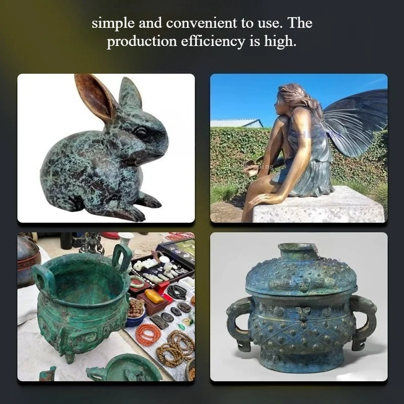 Copper Rust Green Antique Agent Red Copper Brass Bronze Coloring Peacock Green Painting Pollution-free Imitation Ancient Times