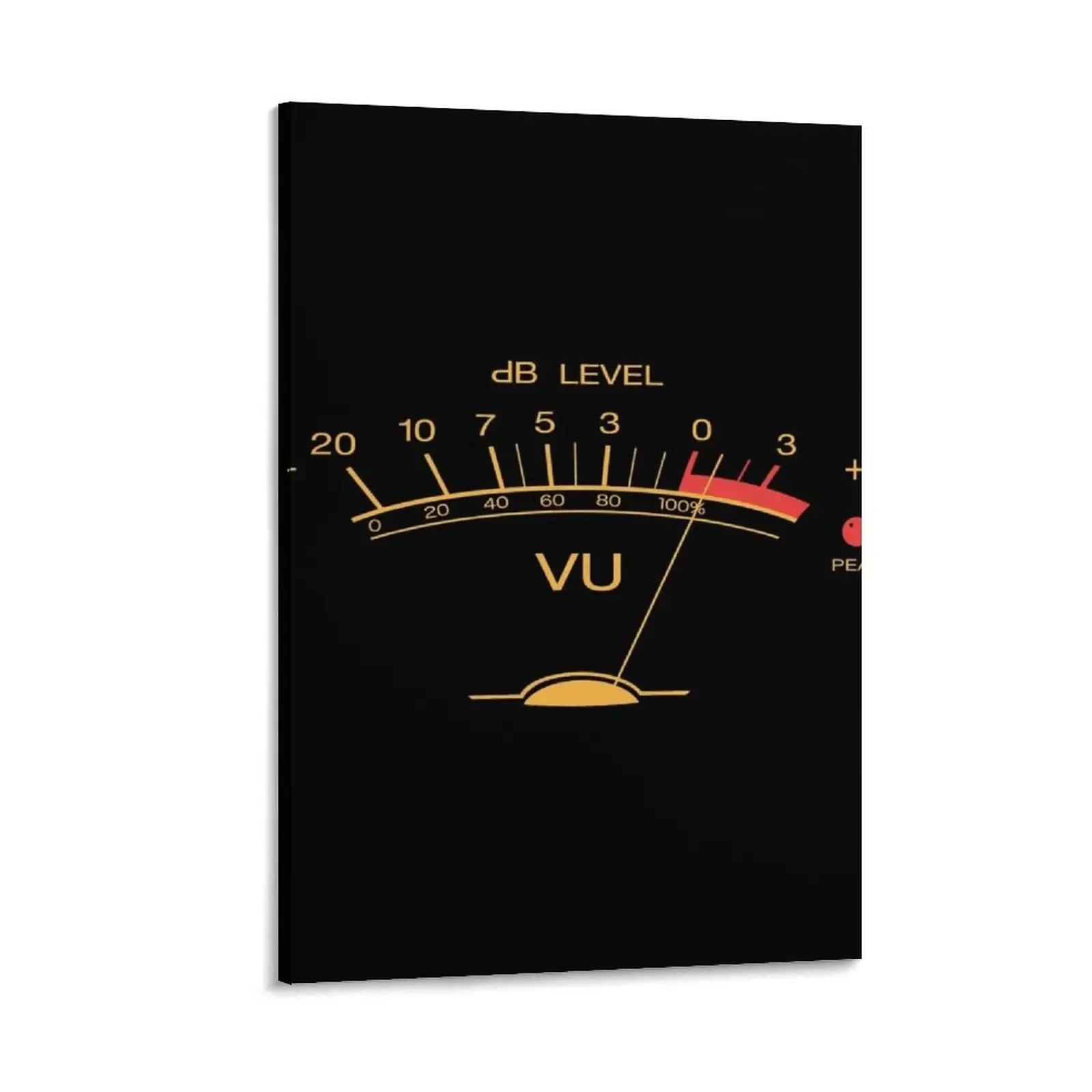 

Volume VU Meter Vintage Audio Engineer Recording Studio Gear Head Musician Guitar Shirt Mug Sticker and MORE Canvas Painting