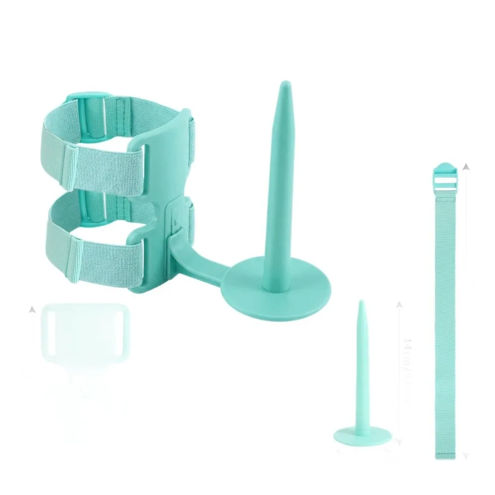 Double Strap Arm-worn Crochet Yarn Holder 360° Rotating Anti-Tangle Portable Yarn Spinners Adjustable Hands-free