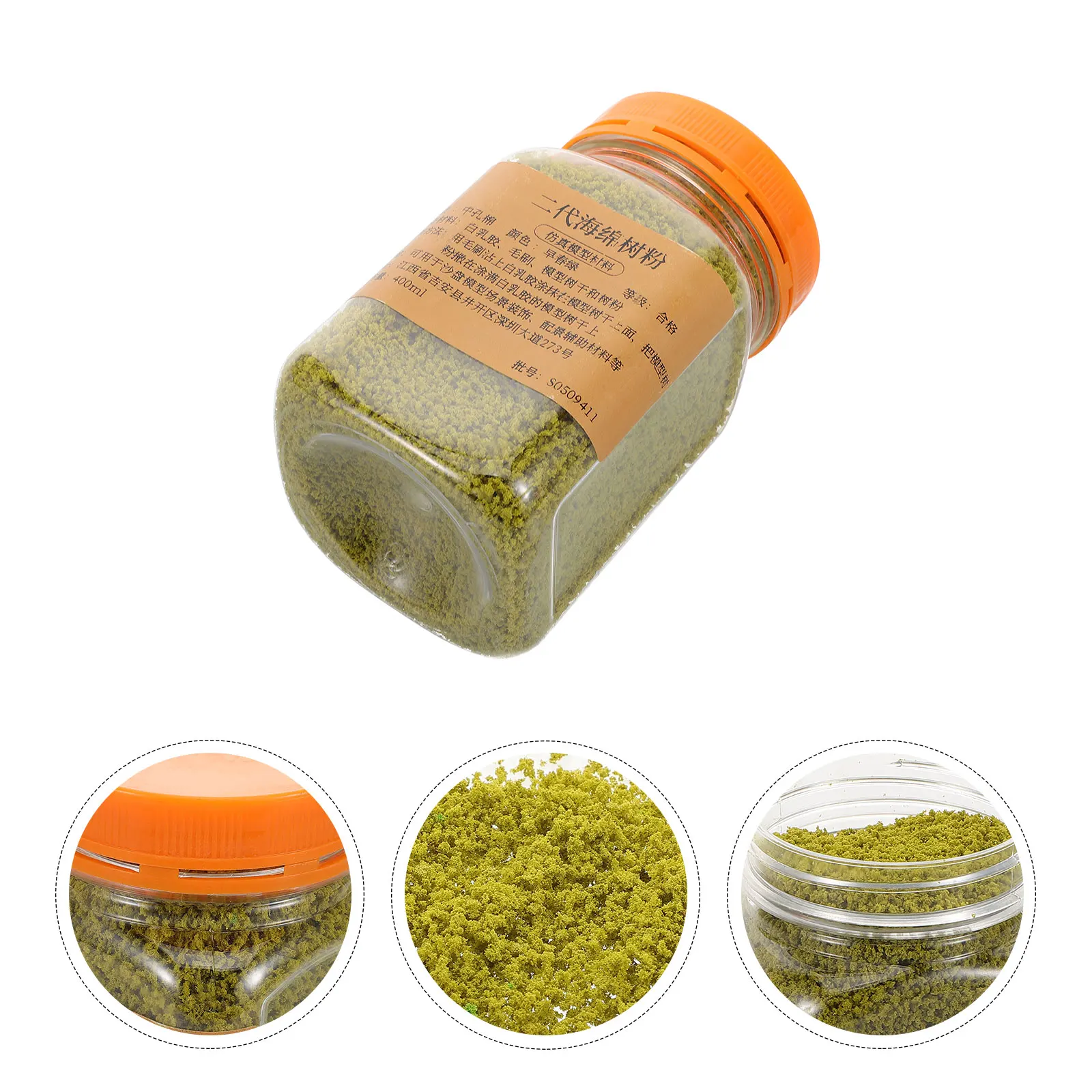 

1pcs Micro Landscape Decor Sponge Tree Powder For Crafts Artificial Moss Making Green Miniature Landscape Material Diorama