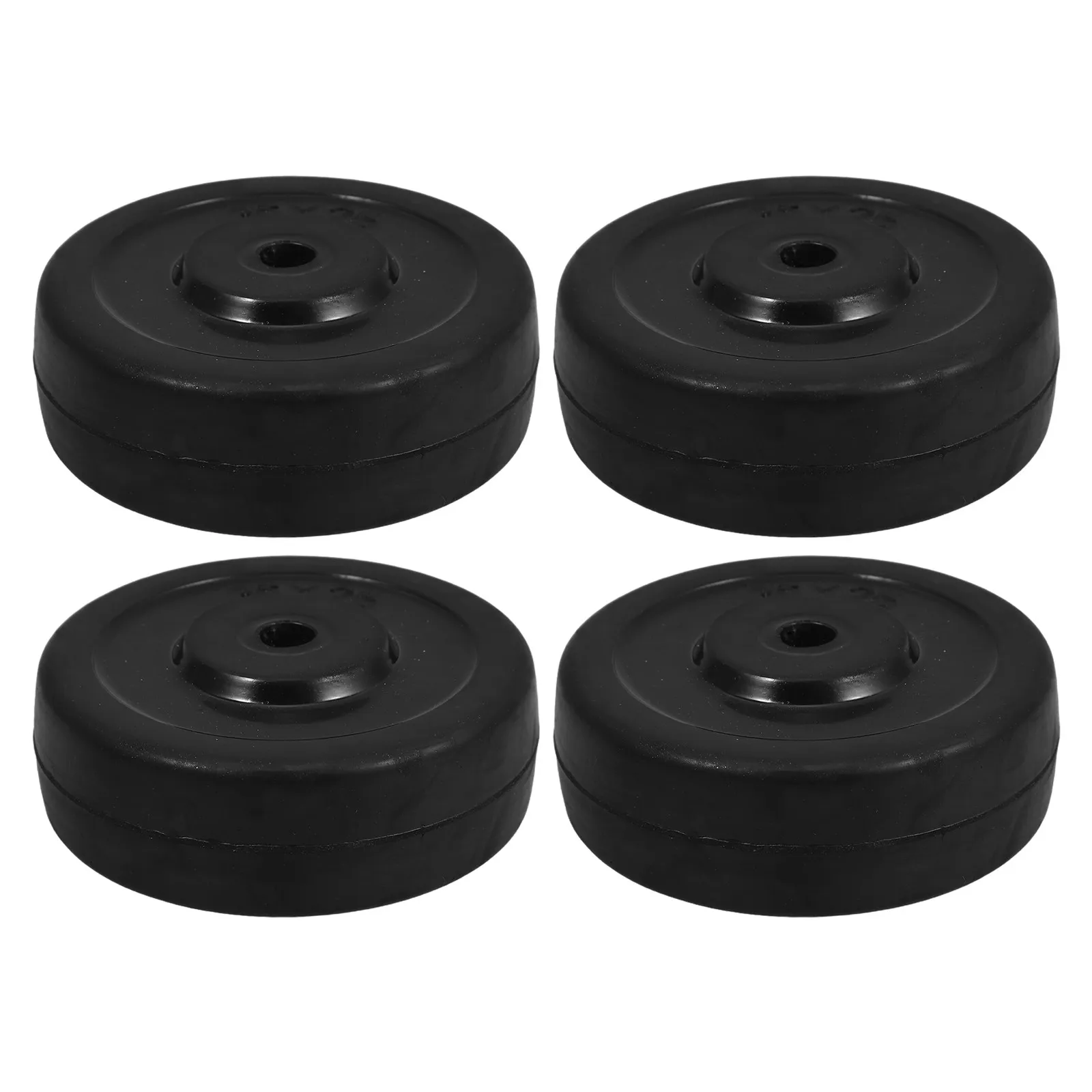 4Pcs Universal 8Mm Rubber Caster Wheels Quiet Heavy Duty Swivel Wheels for Patio Heaters Garden Carts Wheelbarrows Shelving