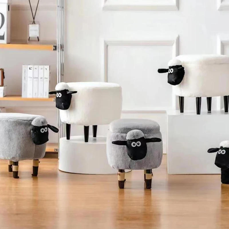 

Italian Style Cute Originality Stools Storable Designer Simplicity Multifunctional Stools Living Room Home Furniture Bancos HBLC