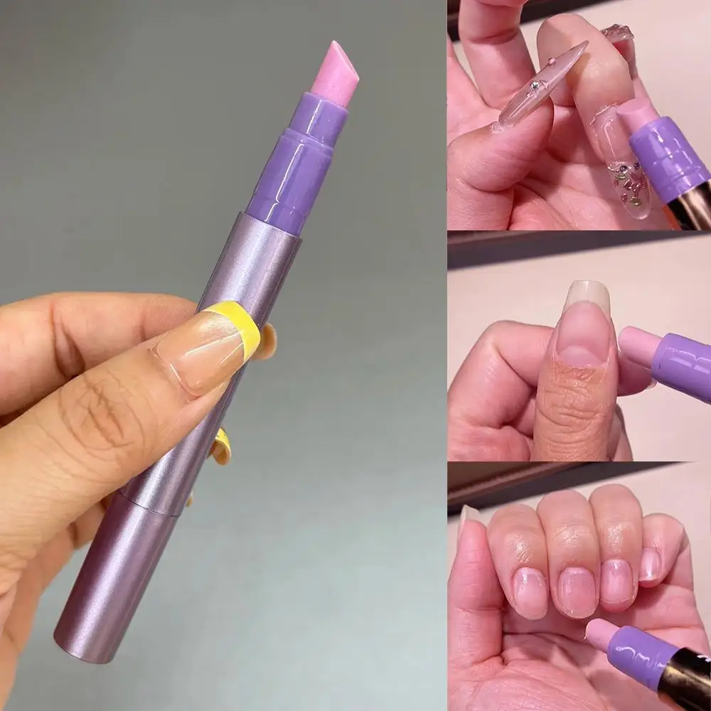 1/2/3Pcs 3-in-1 Nail Cuticle Oil Pen Dead Skin Hangnail Remover Nails Cuticle Pusher Manicure Strengthener Damaged Care Tools TB