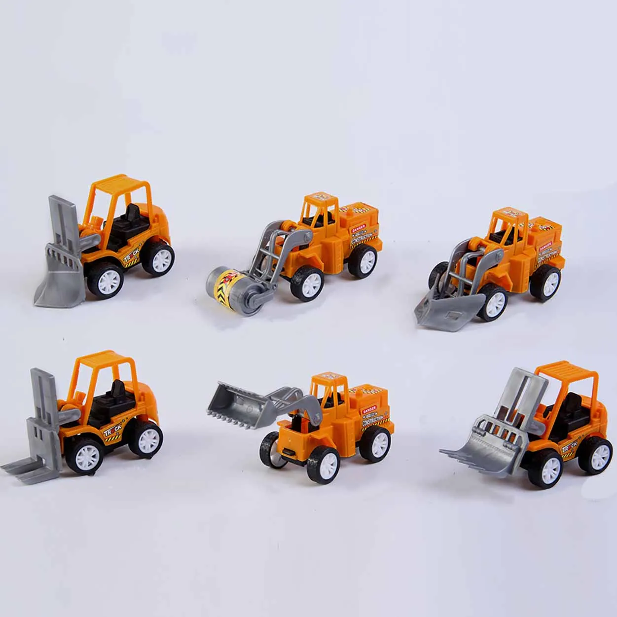 5 Stuks Kinderen Terugtrekken Auto Speelgoed Mini Plastic Simulatie Engineering Auto Speelgoed Gewrichten Verplaatsbare Pret Twisted Egg Auto Boy Gift Inertie Auto