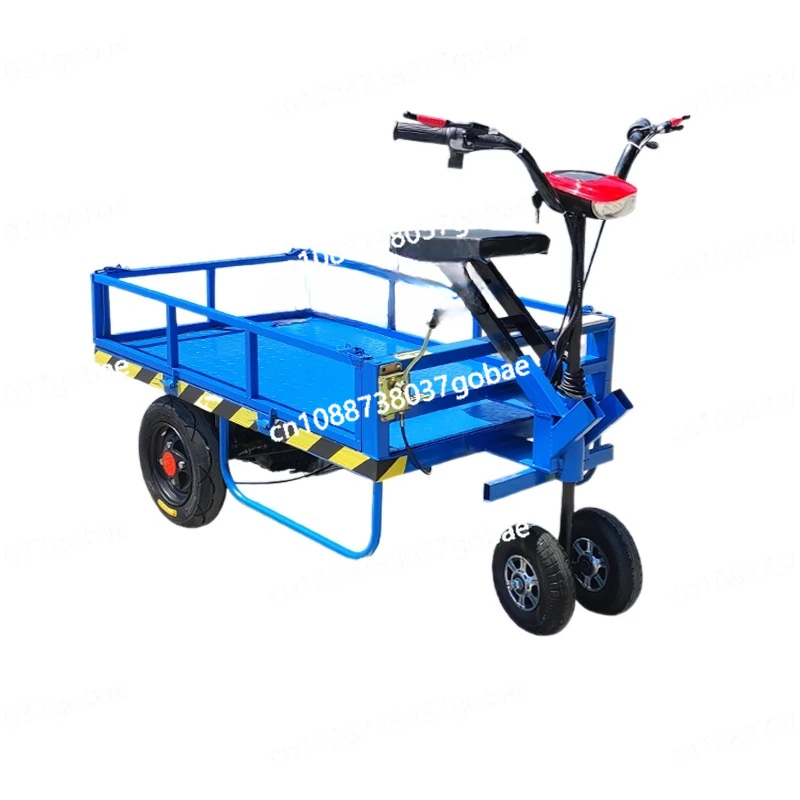 Electric Flat Truck Inverted Donkey Trolley Cart Truck King Transport Trolley