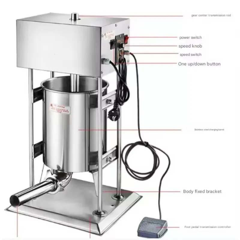 

Commercial Automatic Sausage Maker 220V/380V High Capacity 300-600kg/h Meat Linker for Efficient Sausage Production