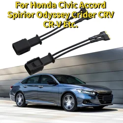 2pcs Car Snail Horn Socket Dedicated Wire Plug for 2017 Honda Civic Accord Spirior Odyssey Crider CRV CR-V Acc.