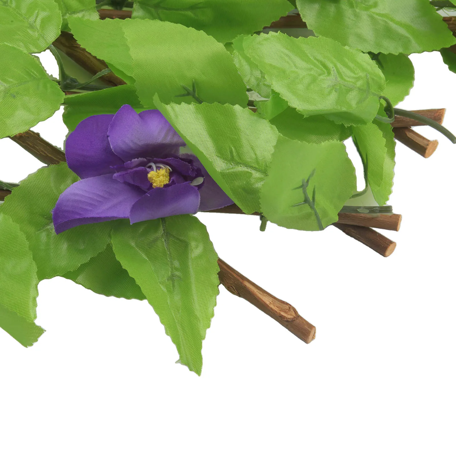 

Borders Artificial Artificial Fence Edging Study Rooms Privacy Screens Purple Flowers Block Rays Home Decoration