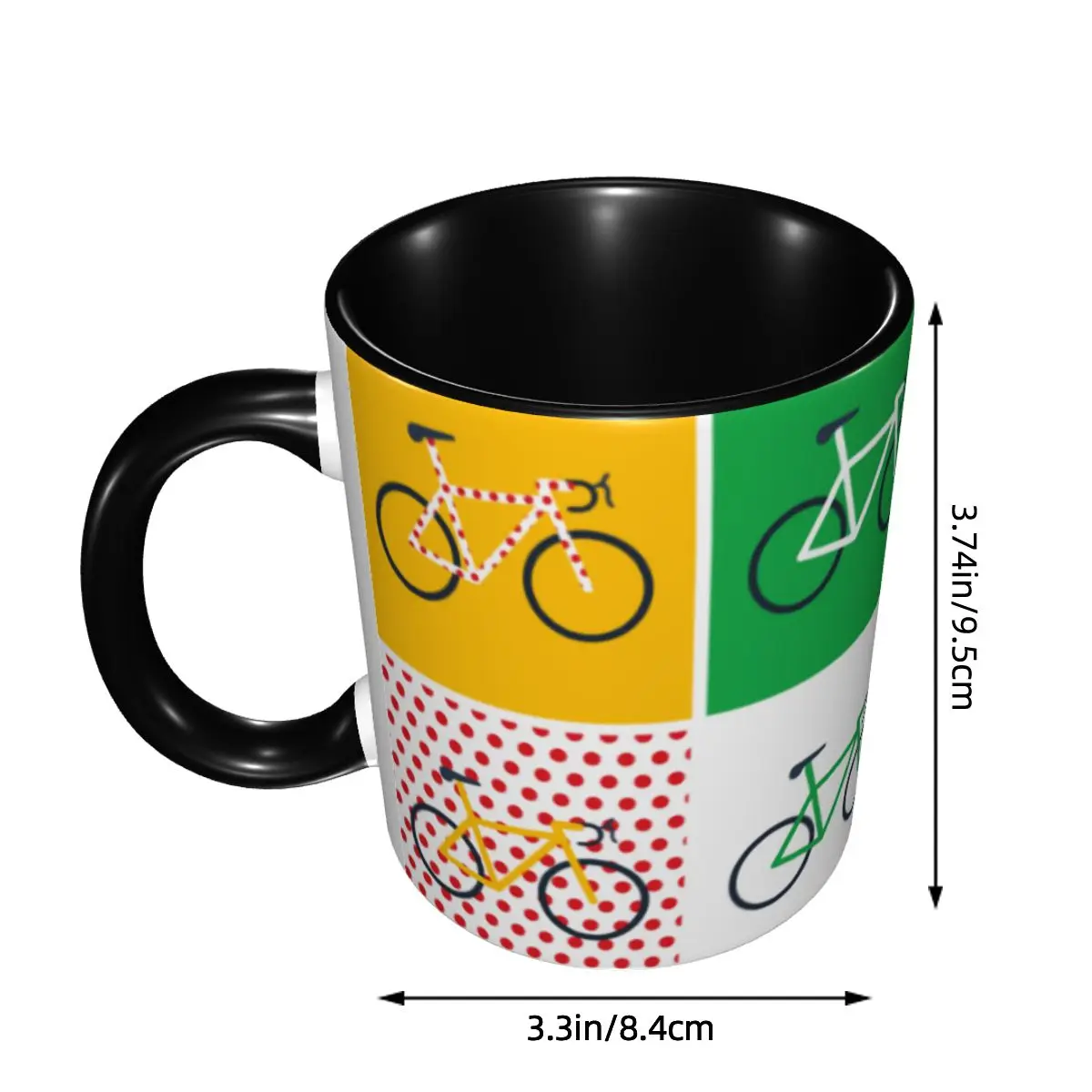 Tour De France Cycling Race Coffee Mug DIY Custom Ceramic Tea Milk Mug