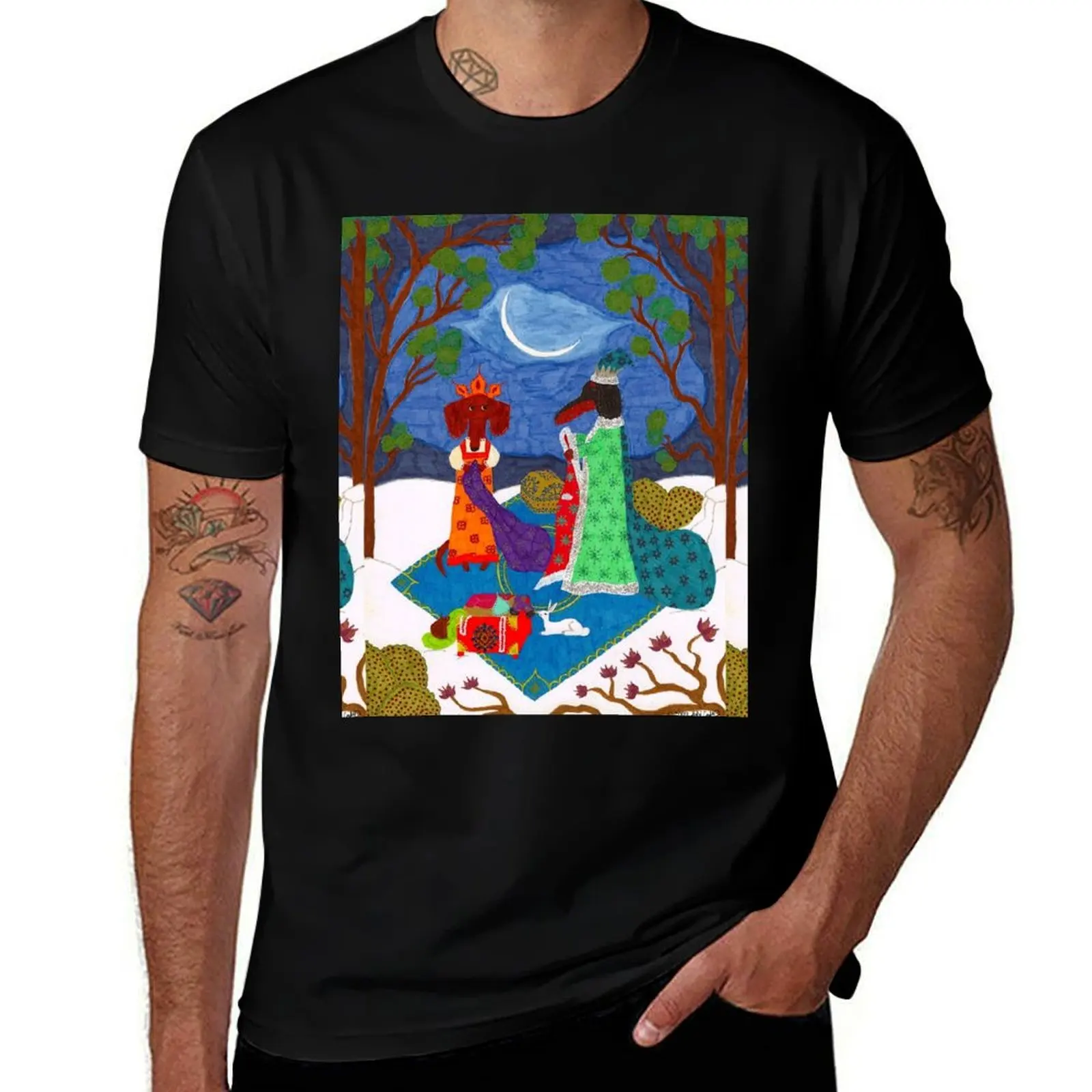 Jack Frost T-Shirt Minimal Art Print T-Shirt