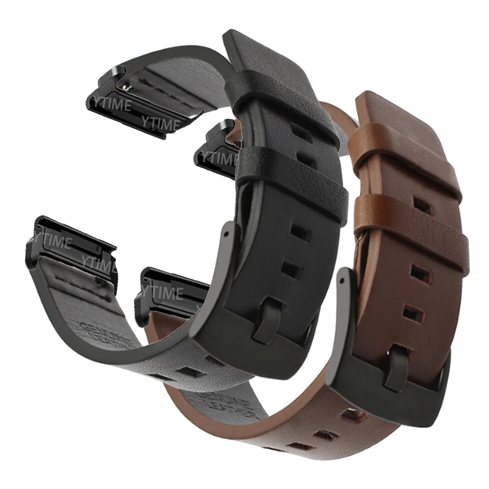 22mm Leather Watchbands For Garmin Approach S60/MARQ Series Quick Easyfit Wristband For Garmin Instinct/Epix Gen 2 Bracelet