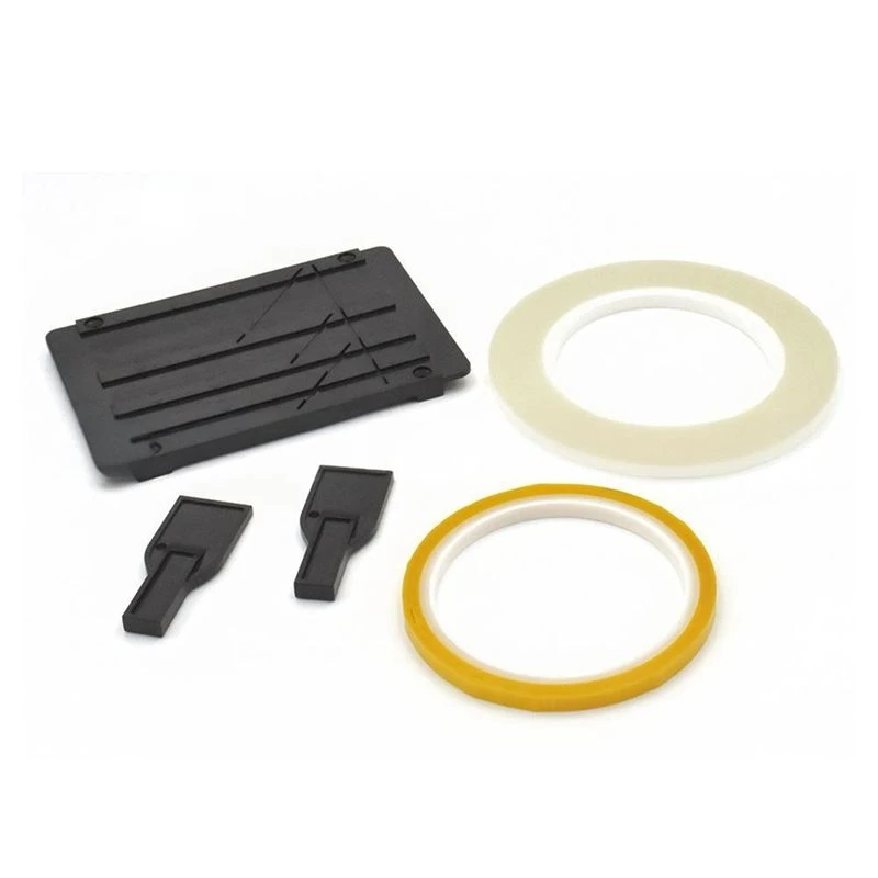 ●Cassette Tape Repair Tape Splicing Set With Two Fixers Reel To Reel Tape Recorder Splicing Block Tape With Yellow