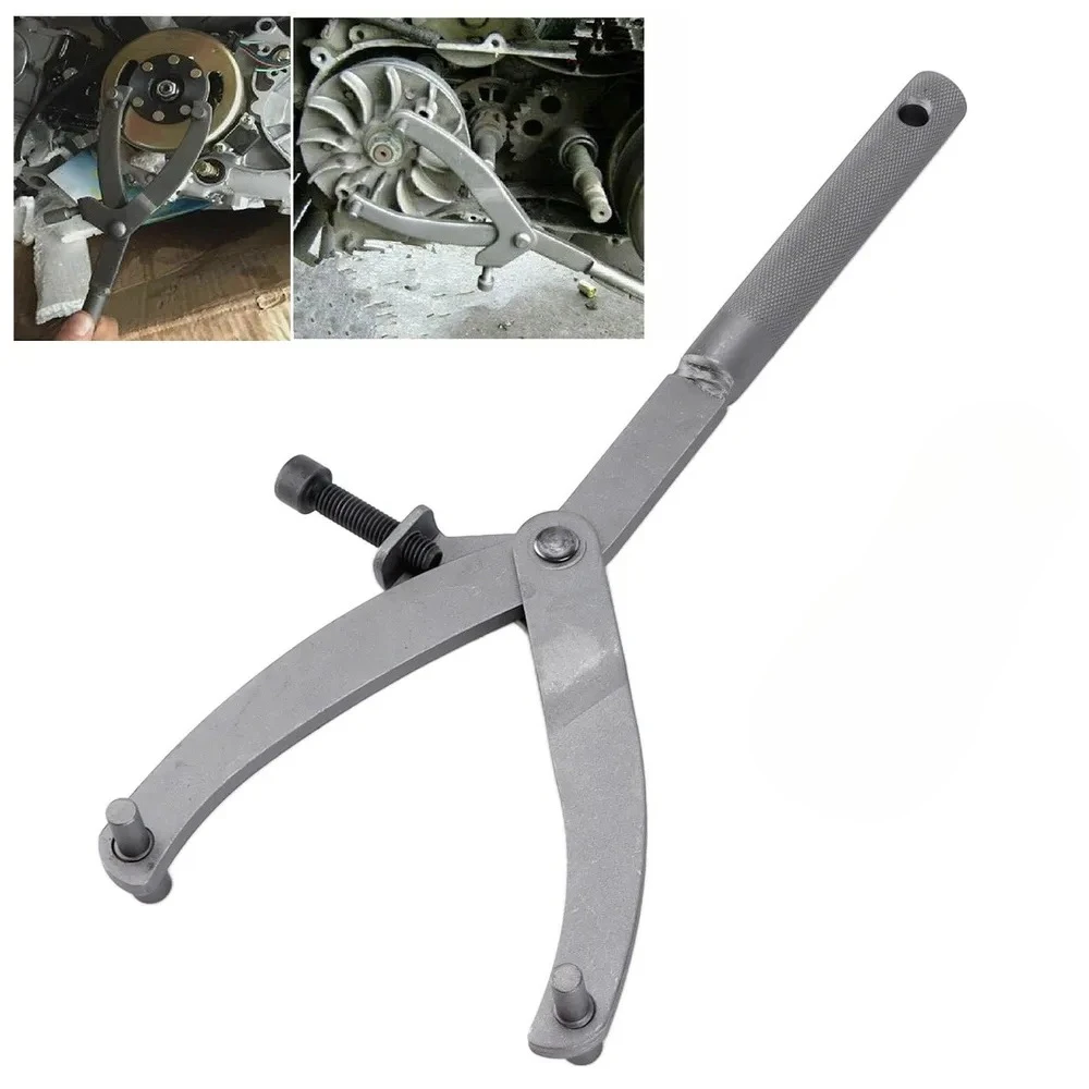 Heavy Duty Y Type Flywheel Wrench Belt Disc Magneto Clip Caliper Clutch Pulley Sprocket Spanner Remover For Scooter Moped