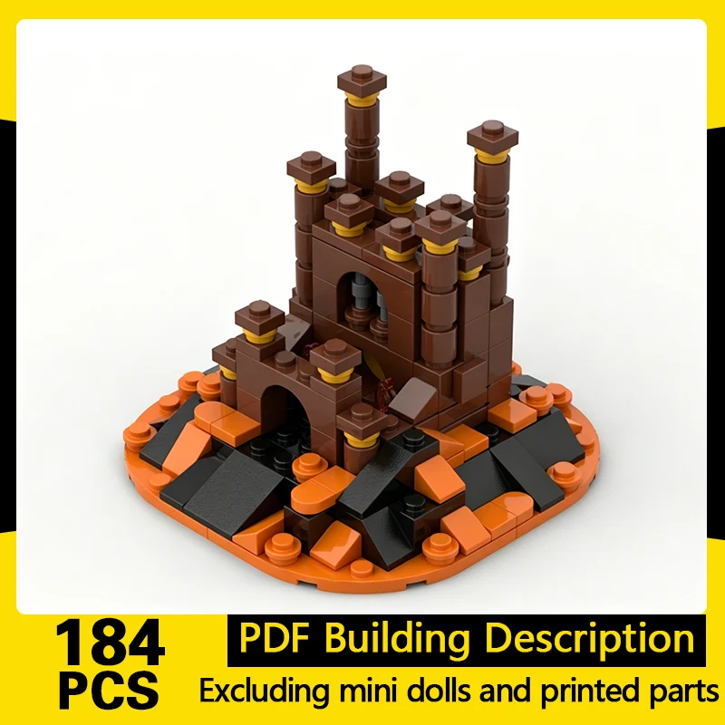 

Popular Game Model MOC Building Bricks Magical Castle Diorama Modular Technology Gifts Holiday Assemble Children Toys Suit