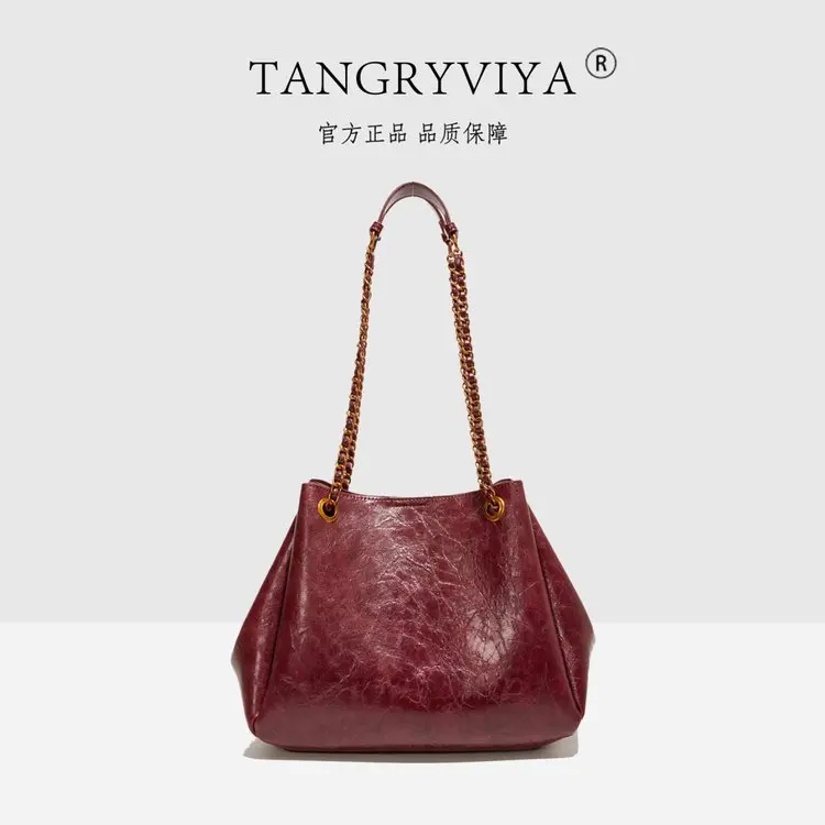

Autumn New Explosion 2655 Fashion Simple High Sense Niche Design Trend Light Luxury Commuter Casual Shoulder Bag