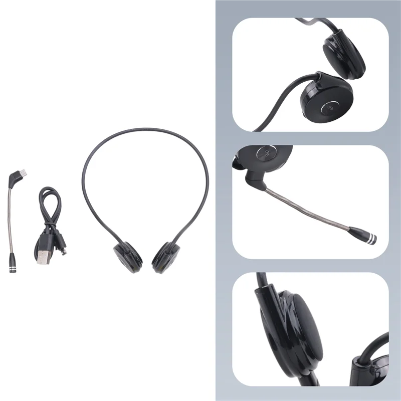 Excellent-Bone Conduction หูฟัง M1 ไร้สายบลูทูธสเตอริโอหูฟังกีฬาชุดหูฟังหูฟังธุรกิจพร้อมไมโครโฟน