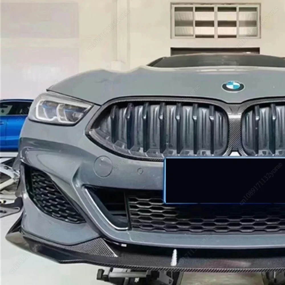 For BMW 8 Series G14 G15 G16 840i 840d M850i M-Sport 2018-2024 Car Front Bumper Lip Splitter Spoiler Gloss Black Bodykits Tuning