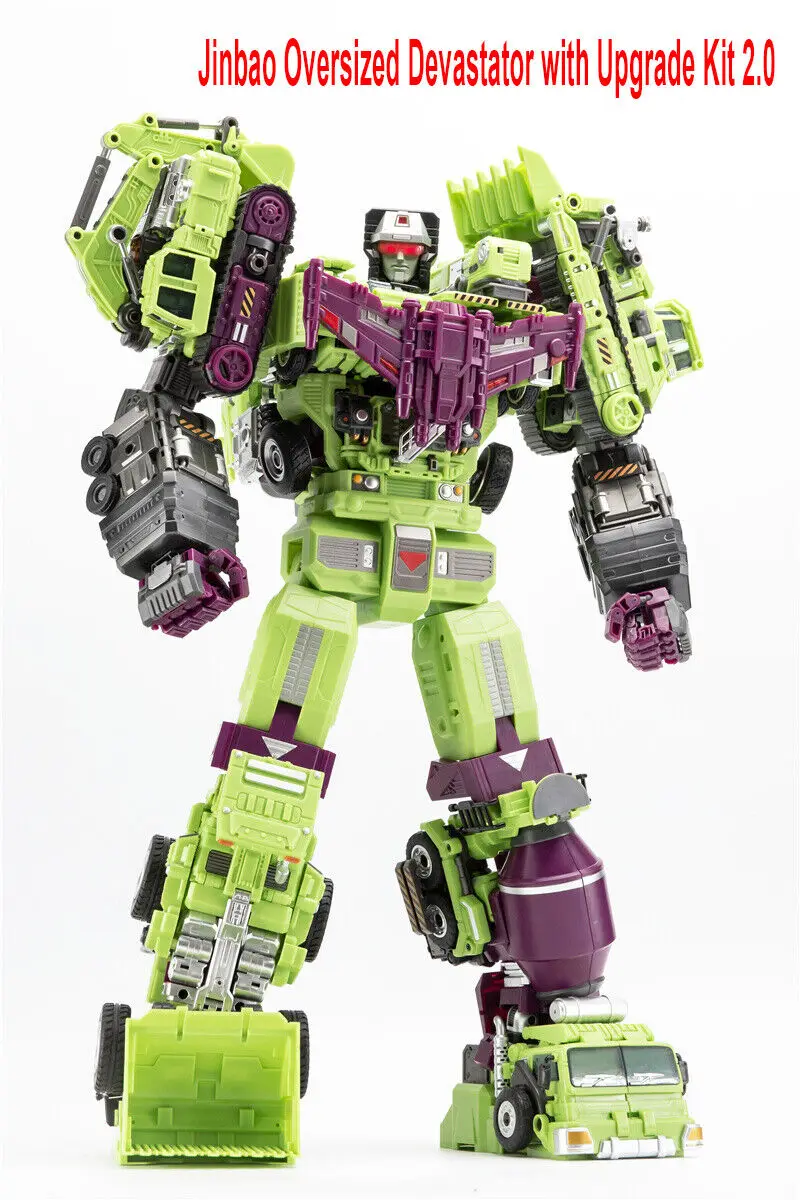 New Jinbao Oversized Devastator Gravity Builder With Upgrade Kit 2.0 No Box Transformation Toy Action Figure