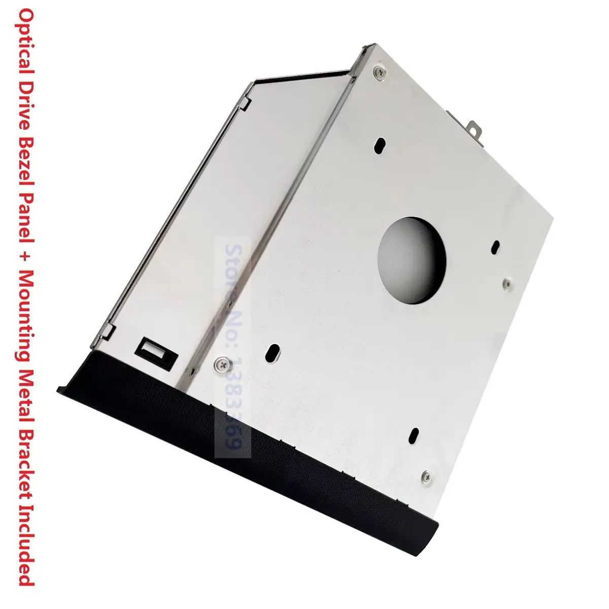 With Bezel Front Panel Bracket 9.5mm 2nd Hard Drive SSD HDD Optical bay Caddy Tray for Lenovo IdeaPad 310 510 ISK IKB IAP ABR