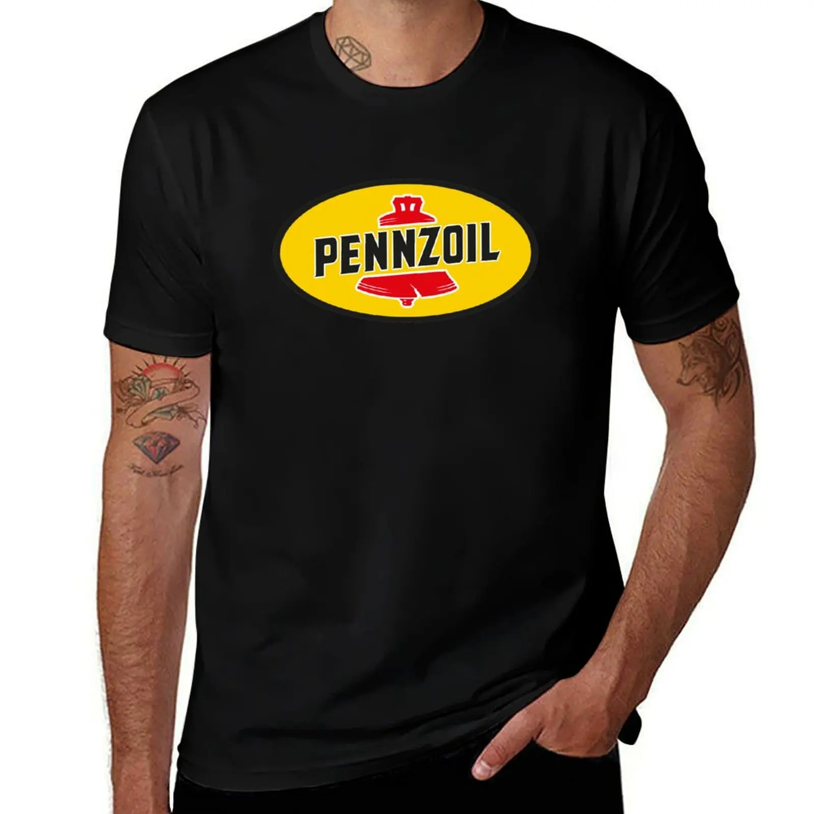 

Футболка с логотипом Pennzoil, футболки в стиле аниме, футболки оверсайз для мужчин, футболки с графическим принтом, мужская футболка с графическим принтом, футболка