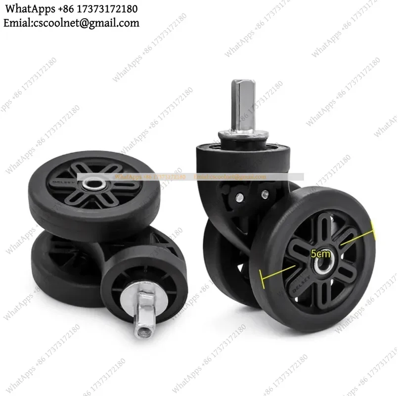 JS03 Luggage Wheel for DELSEY Trolley Case 3840 3841 Universal Caster Pulley