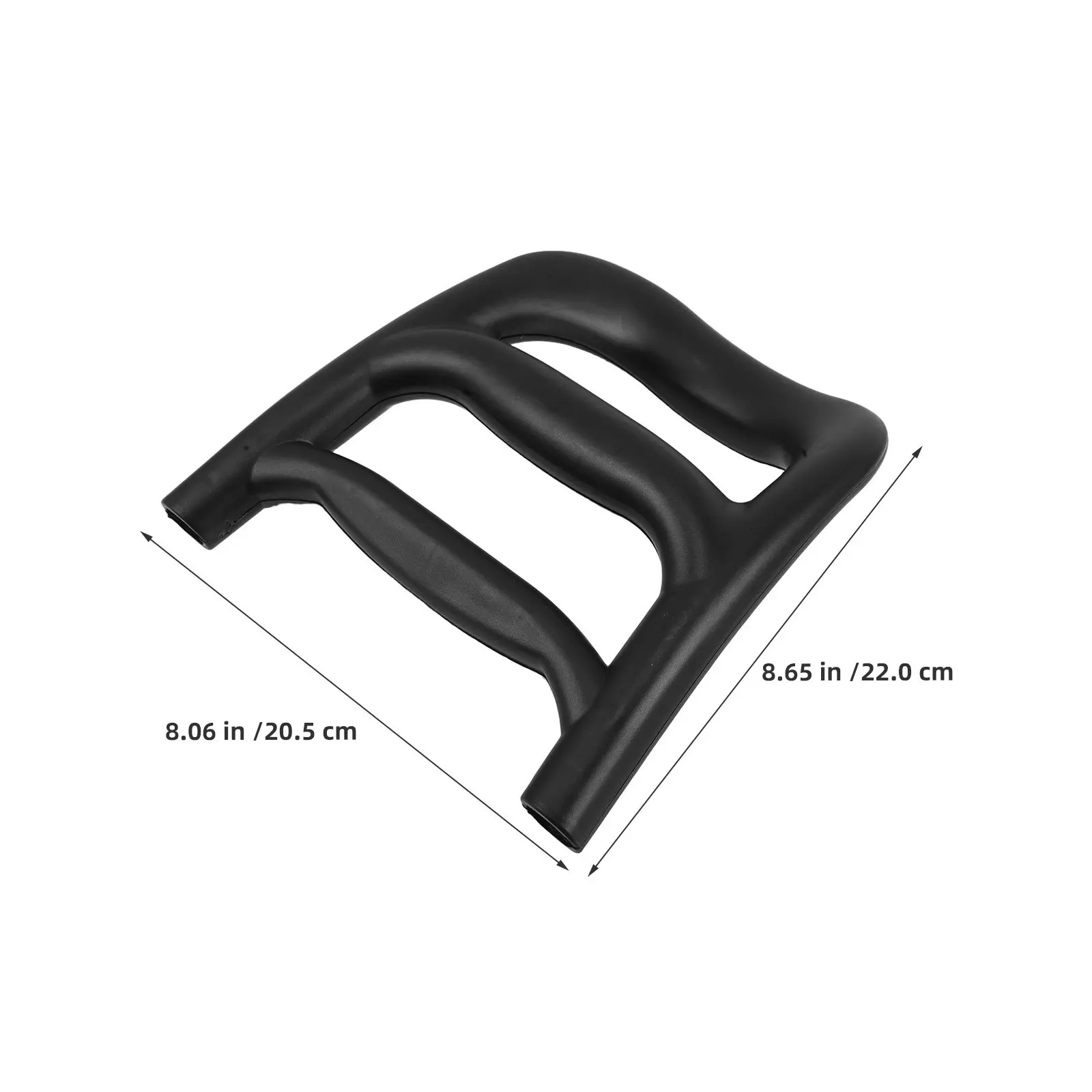 2Pcs Shopping Trolley Handle Universal Wagon Push Handle Bull Head Sturdy Grip Replacement for Cart Pull Camper Outdoor Hauling