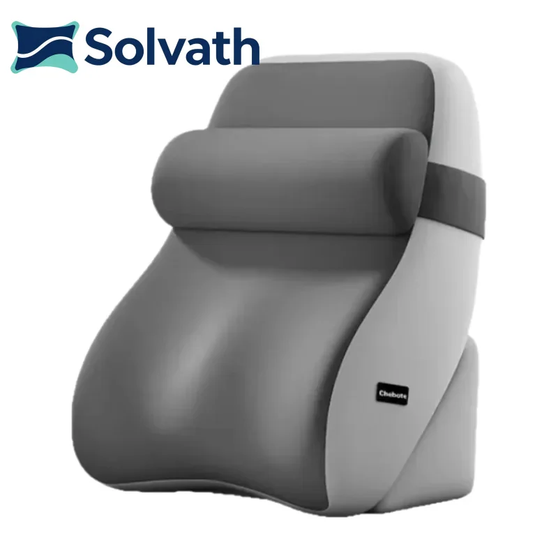 Solvath Ergonomic Reading Pillow Adjustable Wedge Support Cushion Neck Lower Back Comfort for Bed Sofa Office Sitting
