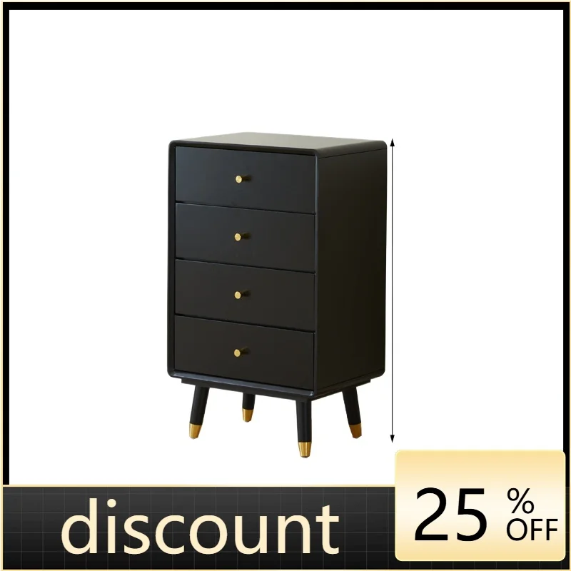 

LMM solid wood chest of drawers simple modern bedroom small apartment storage living room bucket cabinet