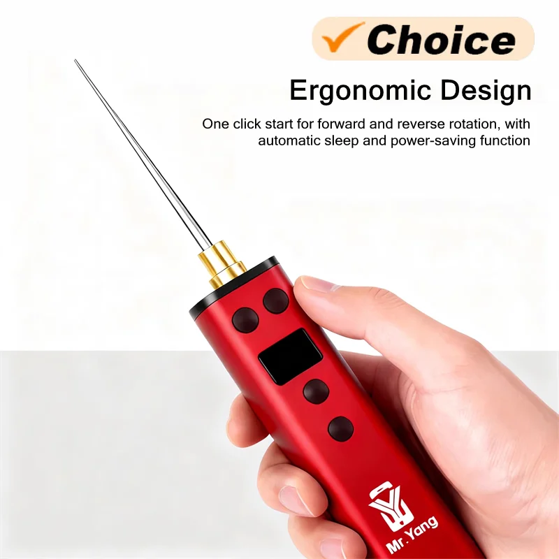 

Mr.Yang Glue Remover for Mobile Phone Repair Tools OCA Curved & Hard Factory Glue 6-Speed LCD OCA Glue Removal Tool